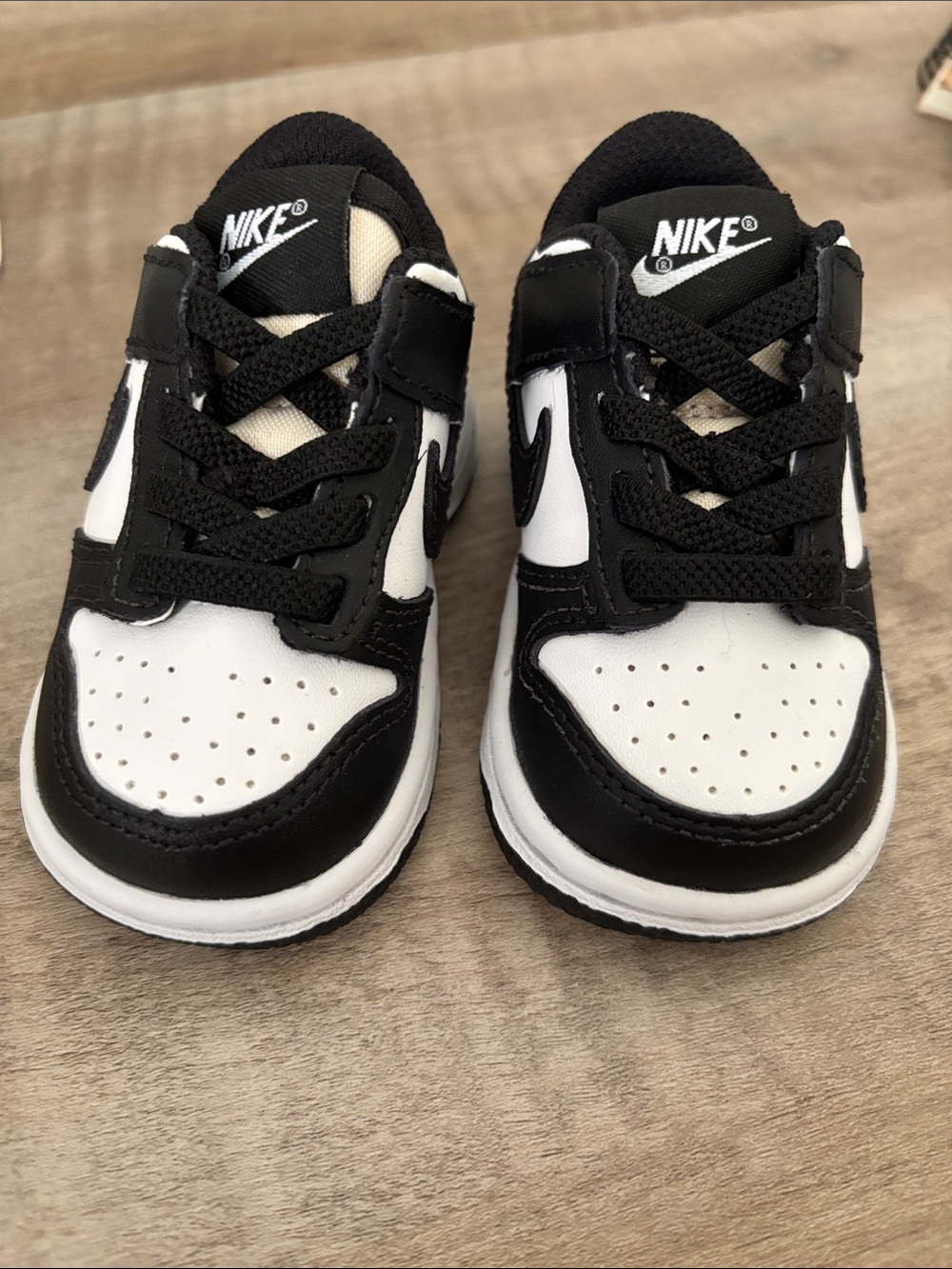 3C Nike Dunks Black and White Low-Top Sneakers - Baby - Picture 4 of 7